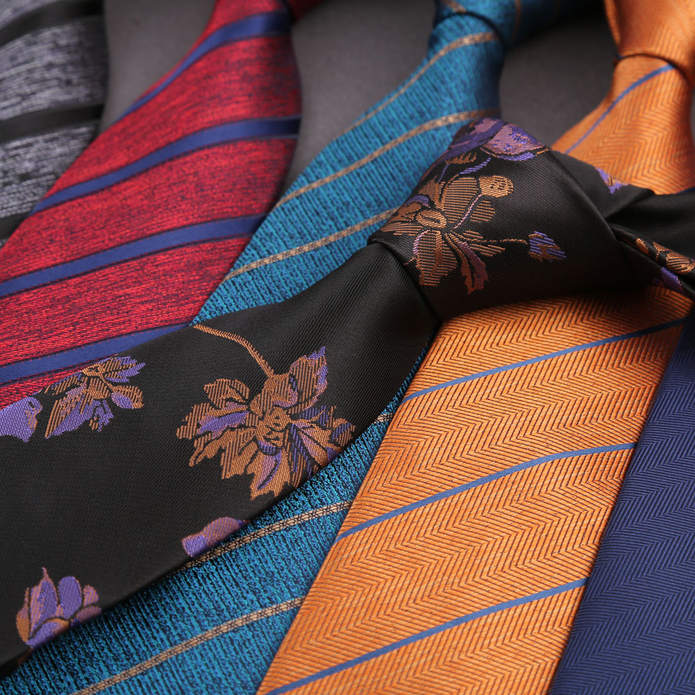 Business Casual Large 8cm Men' - огляд і ціна Silk Tie Striped