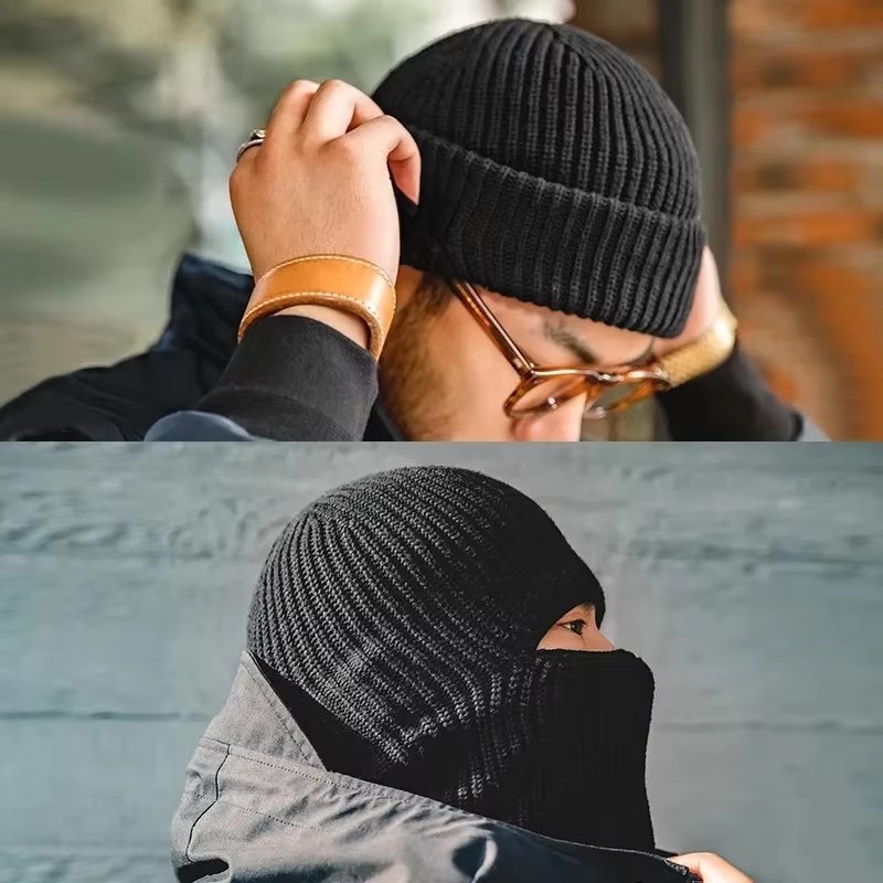 Men Winter Skullies Beanies Ha - огляд і ціна Muffler Men Wool