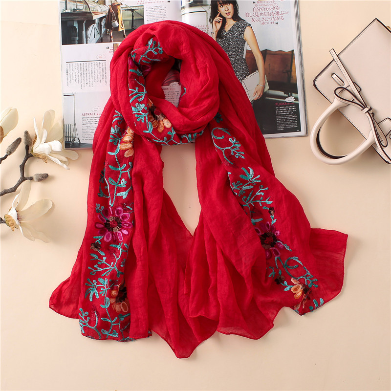 2026 Plain Embroider Floral Vi - огляд і ціна Bandana Cotton