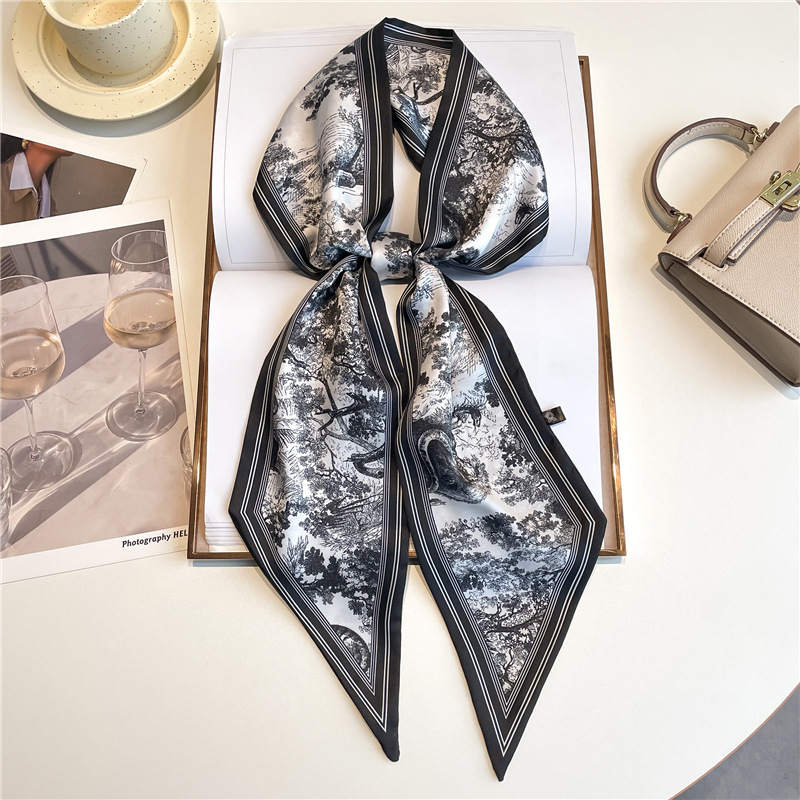 Luxury Long Neckerchief Skinny - огляд і ціна Ascot Neck Scarf