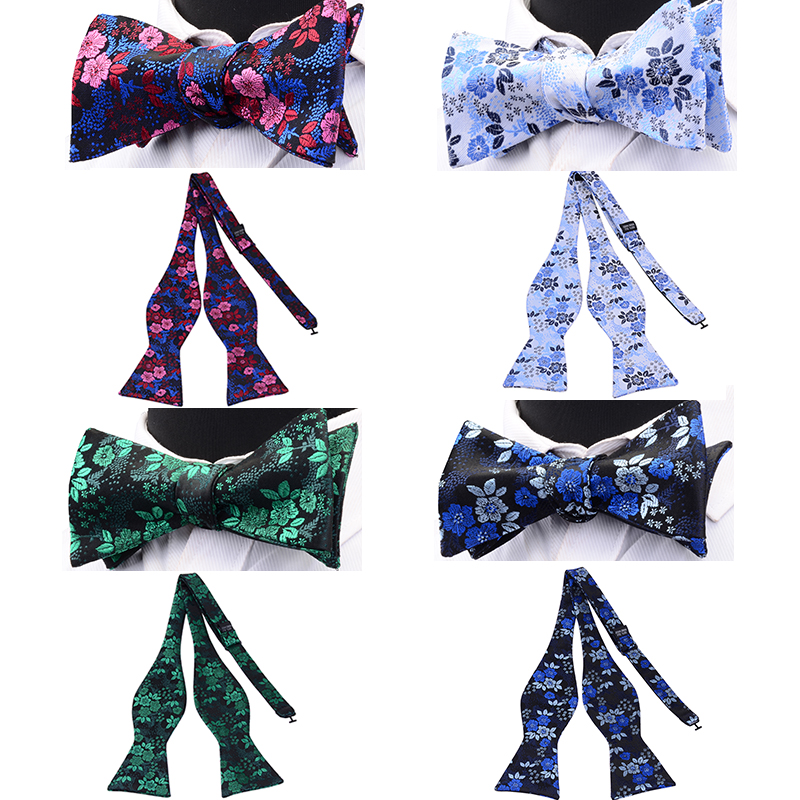 RBOCOTT Floral Self Tie Bow Ti - огляд і ціна Silk Tie Striped