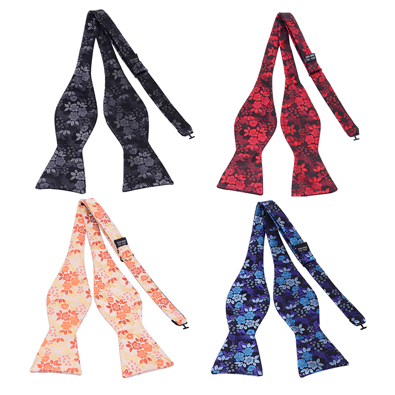 RBOCOTT Floral Self Tie Bow Ti - огляд і ціна Silk Tie Striped