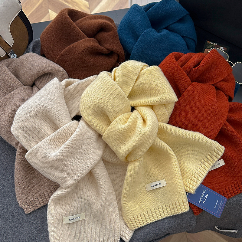 48-Color Pure Wool Scarf Autum - огляд і ціна Muffler Men Wool