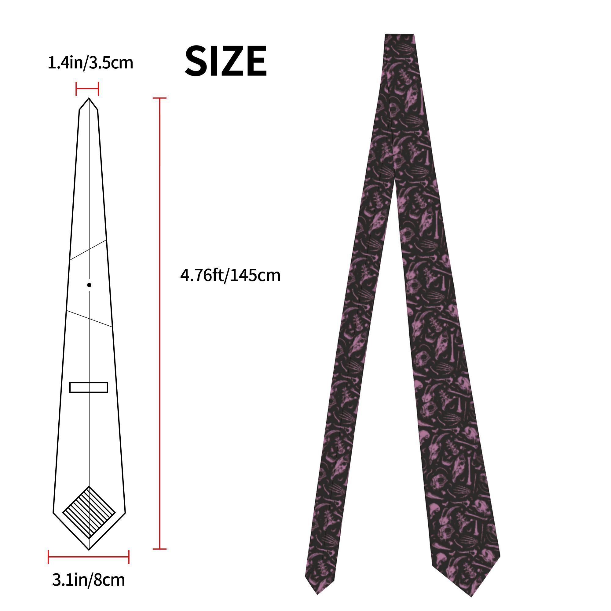 Halloween Gothic Coquette Neck - огляд і ціна Skinny Tie Men