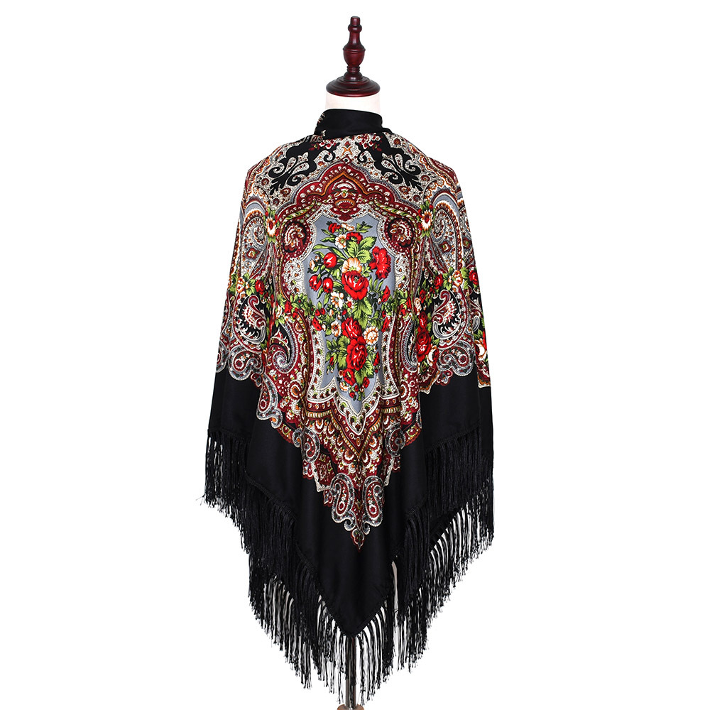 160*160cm Russian Scarf Women  - огляд і ціна Bandana Cotton