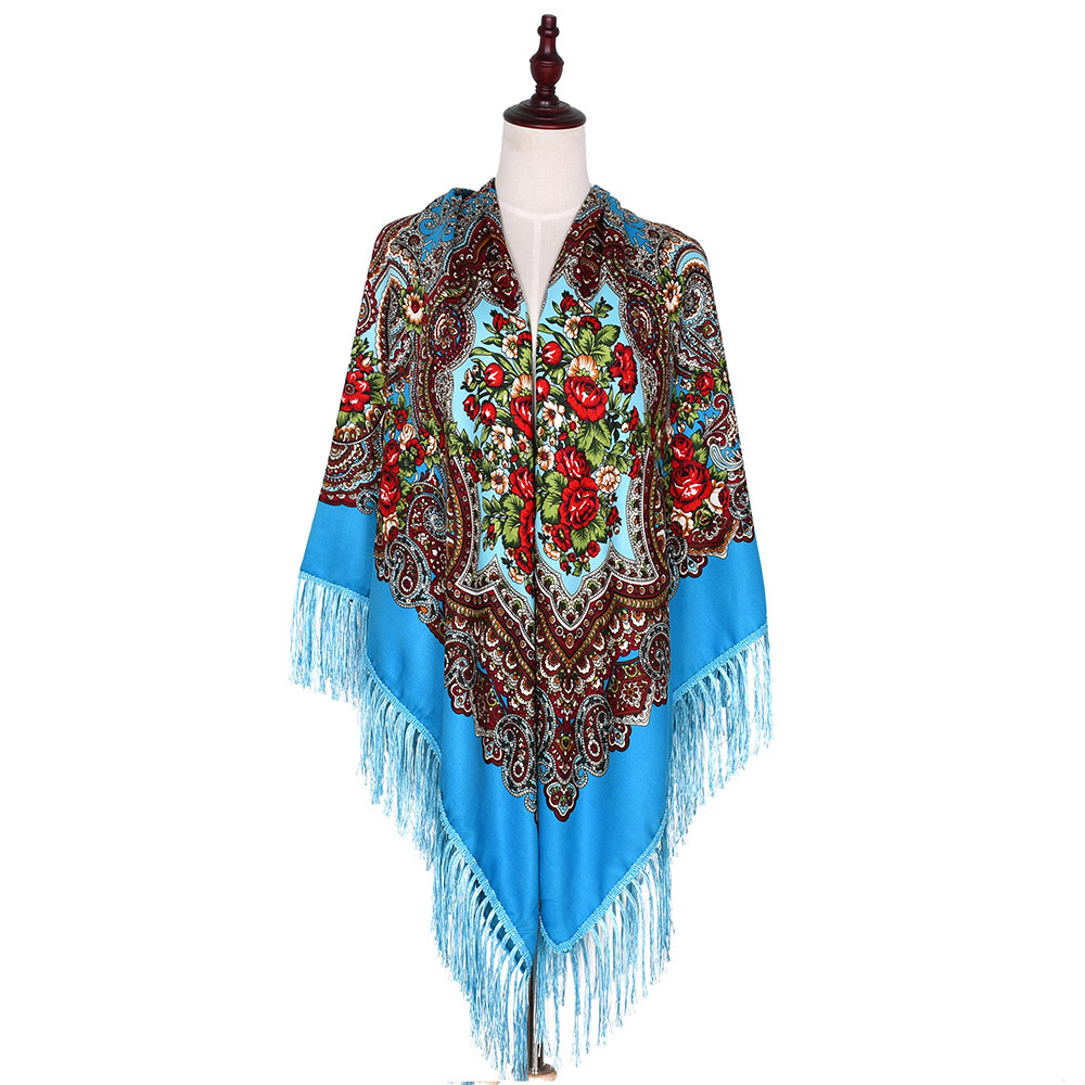 160*160cm Russian Scarf Women  - огляд і ціна Bandana Cotton