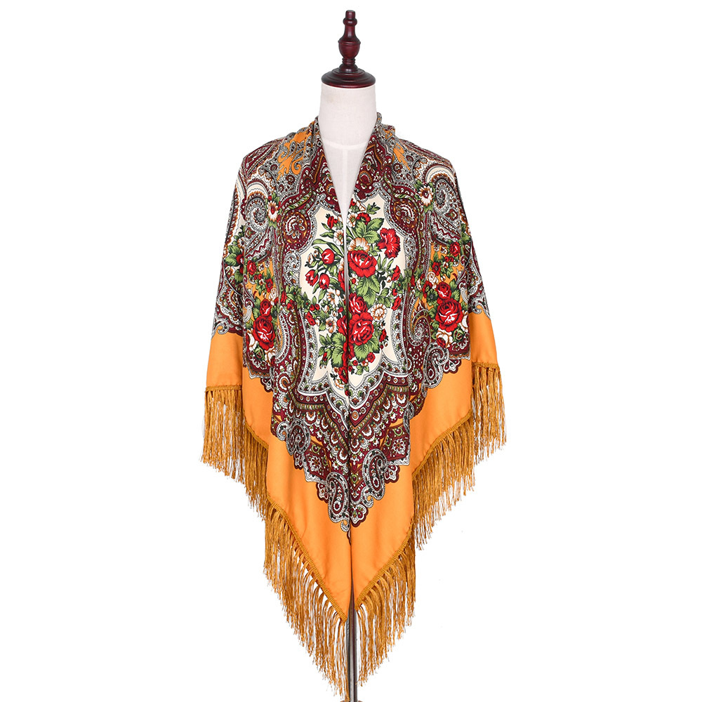 160*160cm Russian Scarf Women  - огляд і ціна Bandana Cotton
