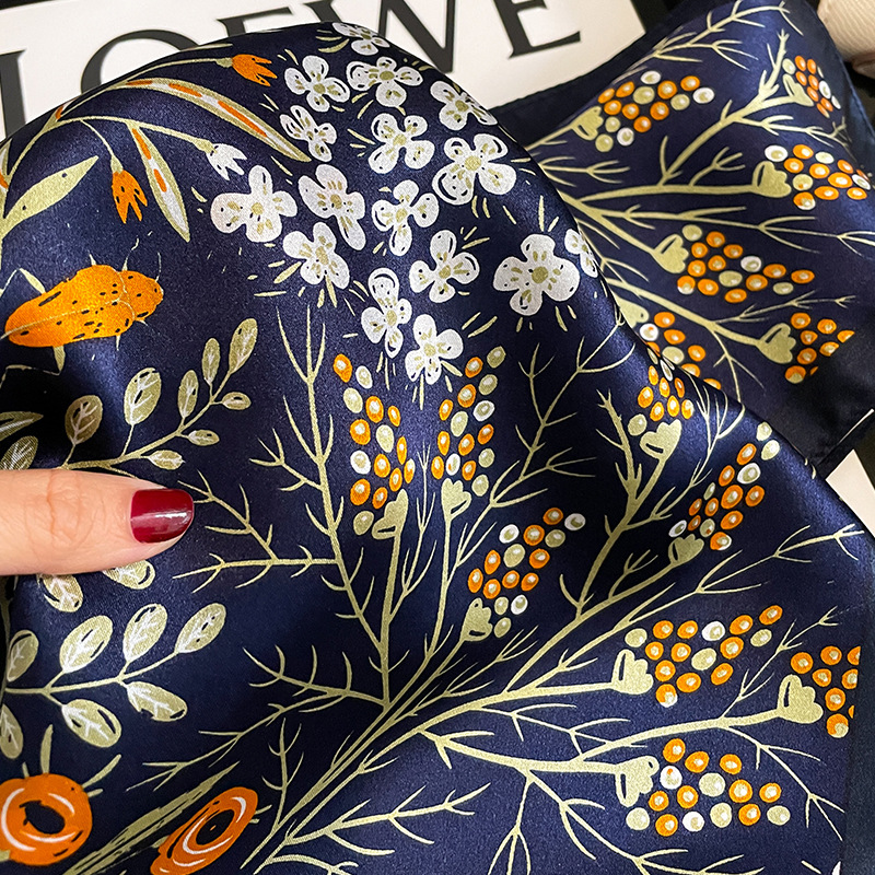 2026 Fashion 100% Real Silk Sq - огляд і ціна Ascot Neck Scarf