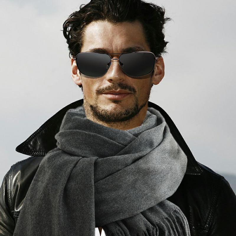 Fashion Scarf Man Winter Warm  - огляд і ціна Muffler Men Wool