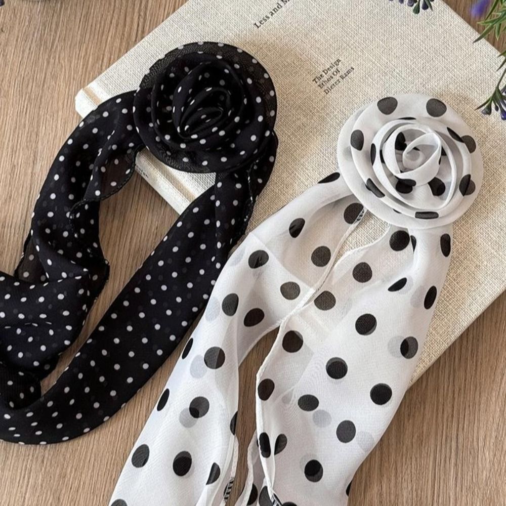 New Detachable Chiffon Long Sc - огляд і ціна Ascot Neck Scarf